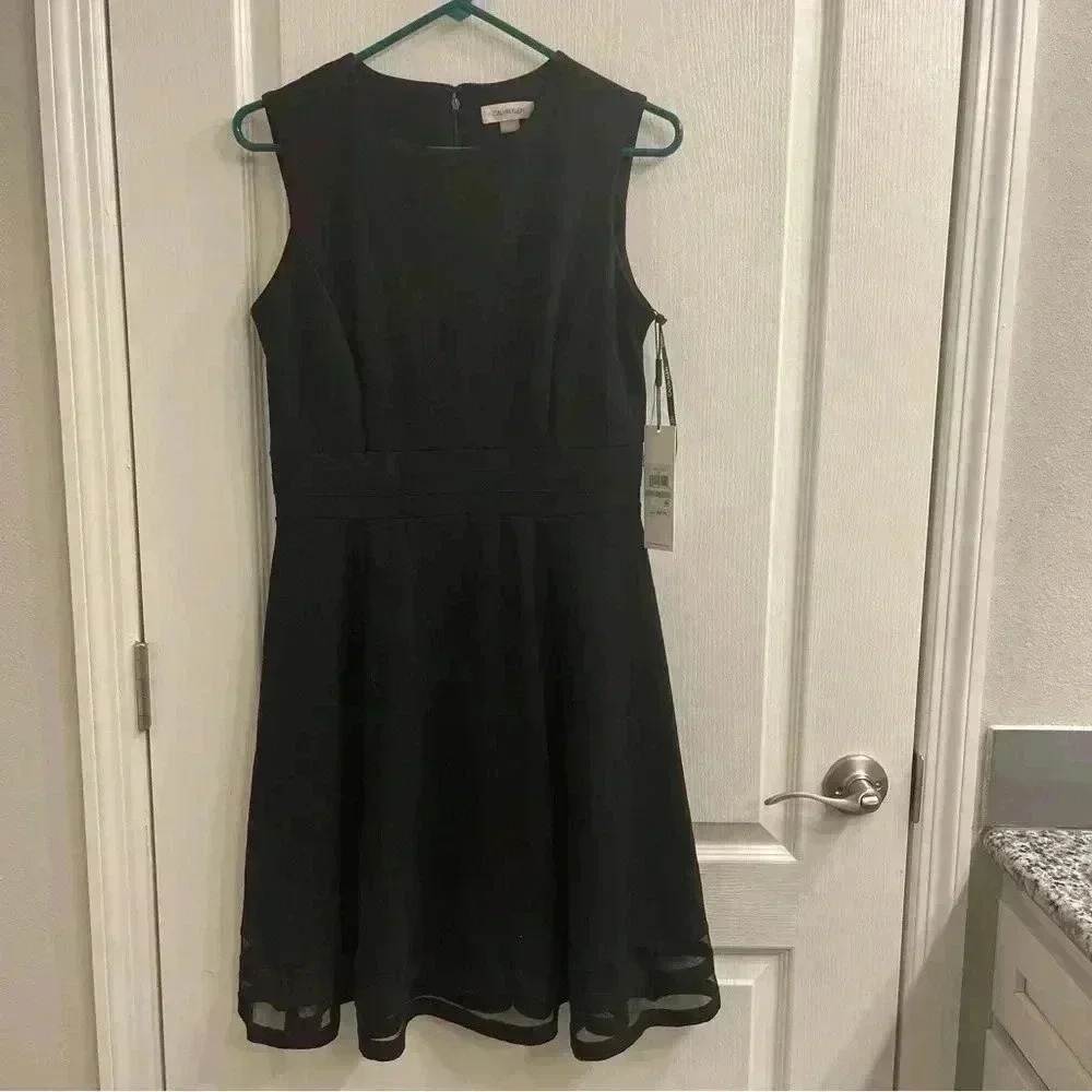 Calvin Klein Sleeveless Cocktail Dress